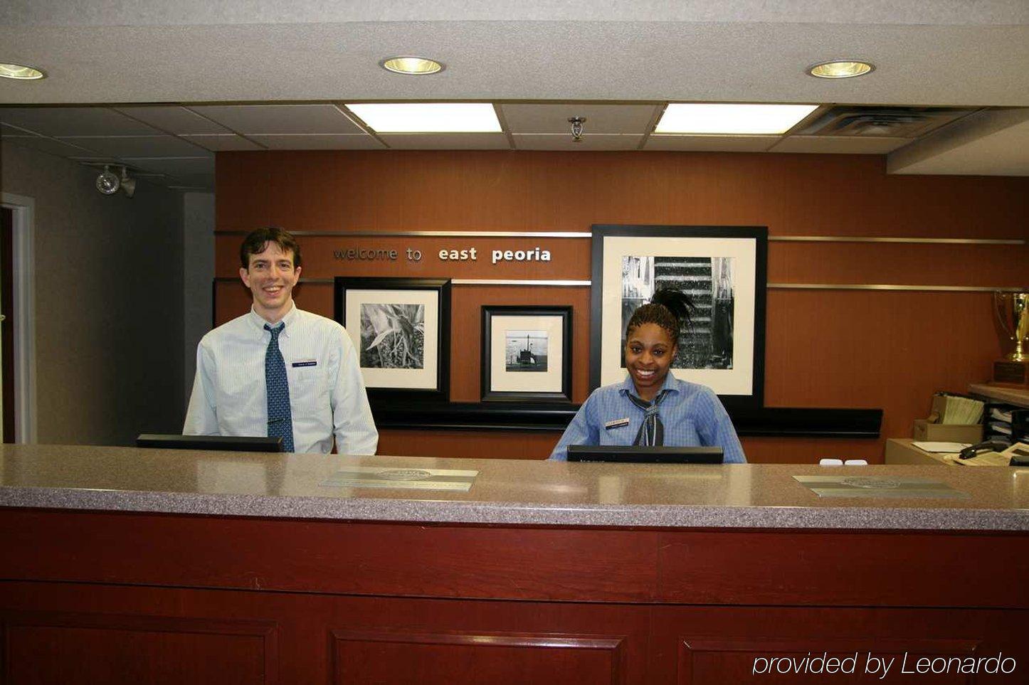 Hampton Inn East Peoria Inreriör bild